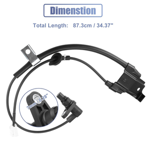 Sensor ABS para Toyota Highlander (2007-2015) 89545-48040 8954548040, Repuesto Delantero Izquierdo - Product Image 3