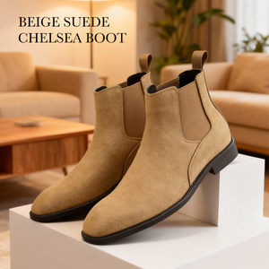Botas Chelsea de Lujo Personalizadas para Hombre, Estilo Occidental, Zapatos de Vestir para Otoño e Invierno, Talla Grande - Product Image 1
