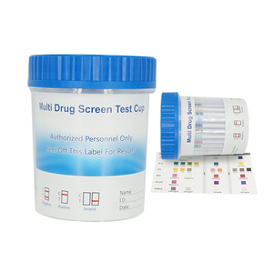 Copos de Urina Profissionais Azuis para Uso Hospitalar, Dispositivo Médico Classe II para Análise de Urina com 16 Parâmetros DOA - Product Image 1