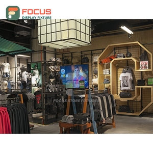 Upgrade Design Store Project Stainless Steel Showcase Cabinet Store Solution Franchise Clothing Store - Product Image 2