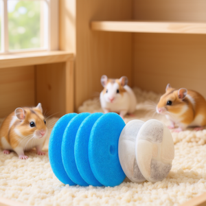 Filtre de fontaine pour distributeur d'eau pour animaux de compagnie, en acier inoxydable, rond, fournitures pour petits animaux, fontaine à boire électrique automatique pour chat et chien - Product Image 2