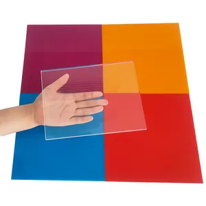 3 mm-20 mm cetakan warna disesuaikan warna papan akrilik warna-warni lembar 4 * 8ft