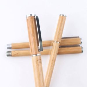 2022 Customized Bamboo Gel Ink <b>Pen</b> With Printed Logo - Product Image 3