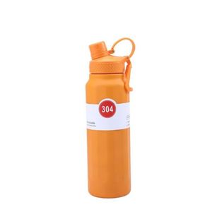 Large Capacity Sports <b>Water</b> <b>Bottle</b> <b>750ml</b> 950ml Stainless Steel Vacuum Insulated Double Wall with Handle Lid - Product Image 1