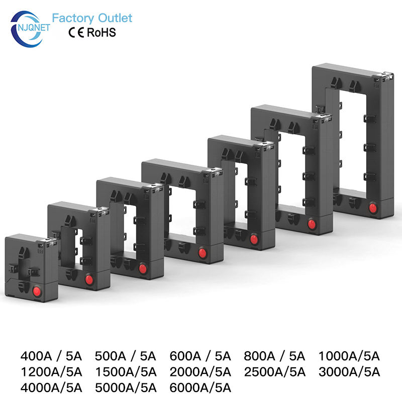 Split Core Current Transformer CT Clamp QNCTK2-510 800A 5A 1000A 1500A 2000 2500 5 3000/5 AC Open Type Current Sensor Transducer