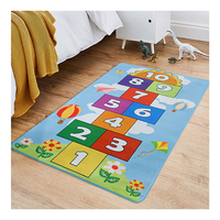 Neuankömmling Anti Slip Fun Kids Baby Play 3D-gedruckter Teppich für Wohnzimmer Jump Grid Boden teppich Cute Design Teppich Teppich Tapis