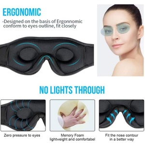 Wireless <b>Eye</b> <b>Mask</b> Sleep 3D Headphones Wireless Sleep Earbuds Soft Long Time Play Sleeping Headsets - Product Image 6