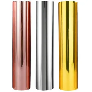 SOMITAPE <strong>Printable</strong> Gloss Chrome Brushed PET Silver Permanent Self <strong>Adhesive</strong> <strong>Vinyl</strong> Cut Sticker <strong>Roll</strong> - Product Image 5