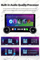 Radio de Coche Android Universal 2DIN UIS 7865 DIAMOND 2K, Reproductor de DVD Estéreo, Compatible con 4G, Cámara 360, Carplay, DSP, GPS, AM, FM, Pantalla Dividida