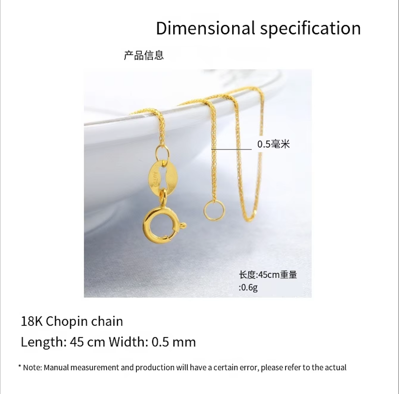 original gold necklace italian 18k 750