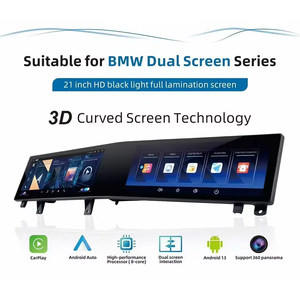 Autoradio Android de 21 Pouces avec Navigation GPS Carplay et Lecteur DVD à Écran Tactile <span class=keywords><strong>DSP</strong></span> Intégré MP3 pour BMW Série 5 GT F07 2009-2017 - Product Image 2