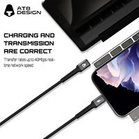Nuevo Diseño de Cable Trenzado de Aleación de Aluminio Tipo-C de 1.2M para Computadora, Cámara, Impresora y S26/S23 con Carga Rápida de 5A