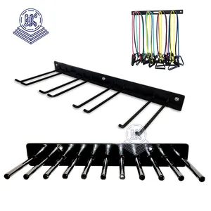 קיר הר יוגה מחצלת ארגונית rack תצוגת עבור חגורות צינורות קפיצת חבל וגן כלים מתלה