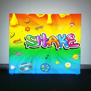 10x8 công cụ miễn phí xách tay backlit Led hiển thị Modular khung nhôm seg vải quảng cáo hộp Đèn - Product Image 2