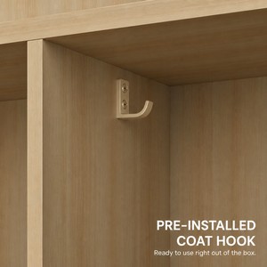 Armoire à casiers pour enfants Chuangjin à 2 sections, 710 mm, en bois, avec <span class=keywords><strong>porte</strong></span>-<span class=keywords><strong>manteau</strong></span> et rangement, pour fournisseur d'écoles et de maternelles <span class=keywords><strong>Montessori</strong></span> - Product Image 5
