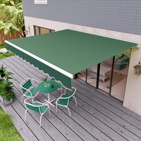 Vente en gros de meubles de patio d'extérieur au design moderne, ensemble d'auvent rétractable imperméable de haute qualité Toldos pour jardin