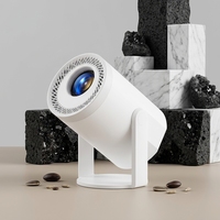Projecteur Home Cinéma Smart Turn1 Android 14 720P DLP à Courte Focale avec Haut-parleurs Intégrés Portable Faible Latence 200 Lumens 4K