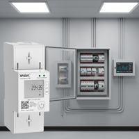 Medidor de Energía Inteligente YADA con Detección de Carga Maliciosa, Almacenamiento Automático de Datos y Gestión Remota de Energía, con Relé Integrado