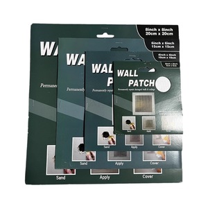 छत जिप्सम बोर्ड के लिए आधुनिक ज्यामितीय डिजाइन धातु दीवार पैच के लिए आसान नमी-प्रूफ छेद मरम्मत - Product Image 1