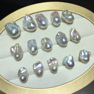 SHDIYAYUN 13-25mm Witte Barokke Vormige Losse Zoetwaterparels Sieraden Grote Barokke Parel - Product Image 4