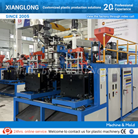 Machine de moulage par extrusion semi-automatique pour la fabrication de bouteilles de détergent en HDPE de 1L et 2L