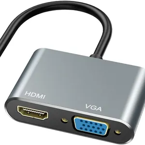 USB C đến 4K HD mi-tương thích VGA Adapter Loại C HUB cho S10 MacBook/MacBook Pro 2019/2018 macbook không khí lenovoyoga Dell XPS 13