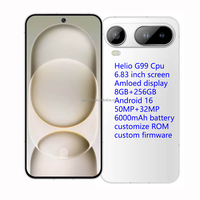 Teléfono Inteligente Android 4G con Pantalla Táctil AMOLED de 6.83 Pulgadas, Helio G99, Doble Pantalla, Cámara Múltiple de 50MP, Bandas Globales 4G, OEM/ODM