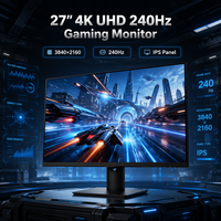Monitor para Juegos de 27 Pulgadas, 4K UHD, 240Hz, Panel IPS, 3840x2160, Frecuencia de Actualización Ultra Alta, Pantalla con DP y HDMI, OEM, ODM