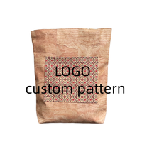 Gros Sac Tote en Liège Naturel pour Femmes Grande Capacité Sac à Épaule Léger avec Doubles Courroies et Logo Imprimé Personnalis