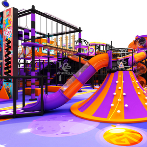 Fabricante de Equipos Interactivos para Parques Infantiles Interiores, Zona de Juegos con Tobogán de Luces LED, Parque de Trampolines para Niños, Centro de Juegos Blandos Comercial - Product Image 1