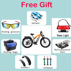 Bicicleta Eléctrica especializada con sensor PAS Frenos hidráulicos de suspensión completa de 26 pulgadas Bicicleta híbrida eléctrica Almacén UE/Reino Unido - Product Image 5