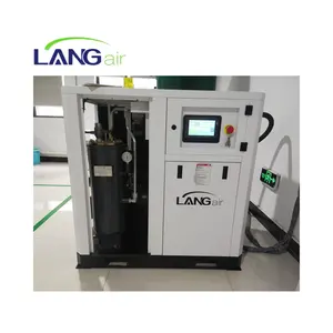 Langair 7.5kw 11kw 15kw 22kw 30kw 37kw 45kw 55kw 75kw 100hp rotativo vsd tipo 8 bar 10 bar 12bar compressore d'aria a vite con invertito