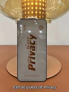 <span class=keywords><strong>ฟิล์ม</strong></span>กันรอย<span class=keywords><strong>กระจก</strong></span>นิรภัยกันการสอดแนมและกันไฟฟ้าสถิตย์สำหรับ iPhone 16 PRO MAX 15 14 13 12 ESD - Product Image 4