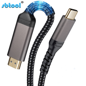 Certificado <span class=keywords><strong>de</strong></span> alta velocidad OEM 2M USB 3,1 Tipo C <span class=keywords><strong>a</strong></span> <span class=keywords><strong>HDMI</strong></span> <span class=keywords><strong>cable</strong></span> <span class=keywords><strong>convertidor</strong></span> 4K <span class=keywords><strong>Cable</strong></span> para teléfono TV computadora Ultra HD <span class=keywords><strong>HDMI</strong></span> <span class=keywords><strong>cable</strong></span> - Product Image 4