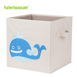 Caja de juguetes de tela para niños, Cubo de almacenamiento decorativo plegable, fácil de usar, Organizador - Product Image 4