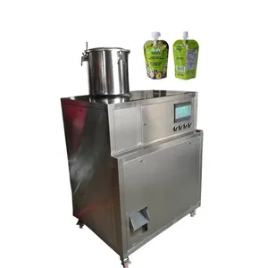 YF-ZLD-C precio bajo una sola cabeza automática Doypack de jugo de fruta fresca líquido Caño bolsa de llenado y tapado de la máquina