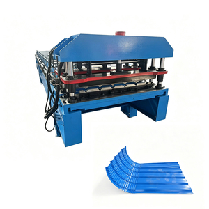 Machine de formage et d'archetage de tôles trapézoïdales, machine de formage de tôles de toiture métalliques avec cintrage en arche - Product Image 1
