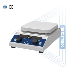 Agitador magnético con placa calefactora SCITEK, 50–1500 rpm, pantalla LCD, tres modos de calentamiento, diseño de doble cara y doble forma, motor sin escobillas para laboratorio - Product Image 6