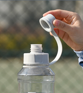 Botella de Agua Deportiva de Plástico de Lujo 2026, Venta al Por Mayor, Logotipo Personalizado, Botella Transparente para Gimnasio con Asa de Lazo, Portátil, a Prueba de Fugas, Taza Escolar - Product Image 4