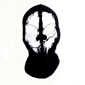 Passamontagna Nero in Cotone Maschera <span class=keywords><strong>Teschio</strong></span> Scheletro Fantasma Sciarpa Cappuccio Copricapo da Sci per Casco da <span class=keywords><strong>Moto</strong></span> per Motociclismo ed Escursionismo all'Aperto - Product Image 3