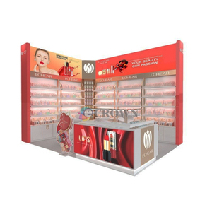 Scent Retail Store Mall Design Makeup Kiosk Cosmetic Display Cabinet <strong>Pl</strong> Makeup Kiosk Cosmetic Scent Fragrance showcase OEM - Product Image 2