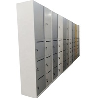 Casier métallique de rangement, armoire de sécurité en acier, avec trous d'aération, idéal pour le bureau, offre spéciale de 10 pièces