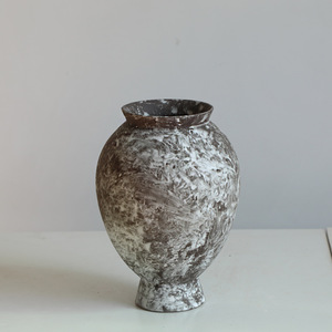 Antique Vintage Retro Ceramic <b>Vase</b> <b>Set</b> Dilapidated and Rustic with Floral Pattern for Home Decor - Product Image 3