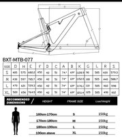 Vélo de montagne tout suspendu en carbone BXT MTB-077 XC 29 pouces, double suspension, cadre carbone, débattement 100 mm