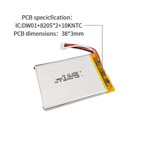 Pin khóa kỹ thuật số Ufine UFX804258 2500mAh <span class=keywords><strong>3.7V</strong></span> <span class=keywords><strong>Lithium</strong></span> Ion <span class=keywords><strong>Polymer</strong></span> 8x42x60mm Bảo hành 12 tháng - Product Image 4