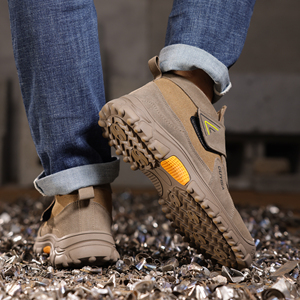 Chaussures <span class=keywords><strong>de</strong></span> sécurité anti-brûlure <span class=keywords><strong>de</strong></span> haute qualité pour soudeurs, chaussures <span class=keywords><strong>de</strong></span> travail anti-écrasement et anti-perforation pour hommes, chaussures industrielles pour hommes avec fermeture auto-agrippante - Product Image 5
