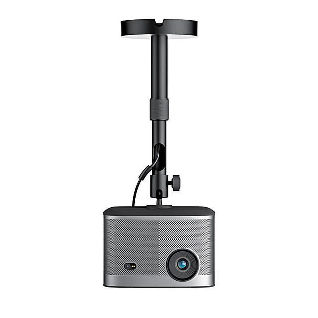 Retractable Adjustable 360 Rotation Aluminum Alloy Projector Ceiling Mount Bracket 1/4 Universal 10-60cm Length 5kg Siying PH46