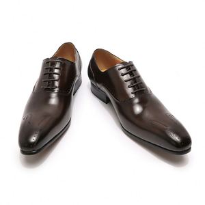 Chaussures Oxford classiques britanniques faites à la main pour hommes, à lacets, vente en gros - Product Image 2