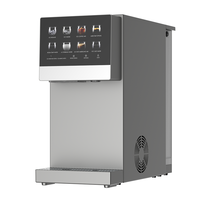 Distributeur d'eau combiné de comptoir OEM/ODM avec osmose inverse (RO), eau chaude, froide et glacée, et machine à glaçons