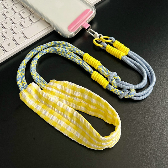 Long Rope Mobile Phone Carrying Lanyard Crossbody Necklace Multi Uses Water Cup Camera Carrying Lanyard